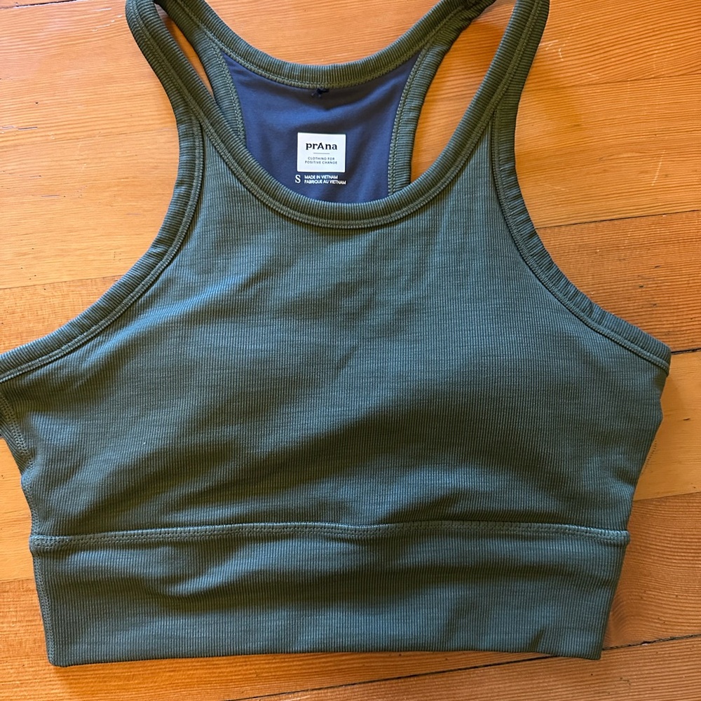 Prana Olive Green Athletic Top